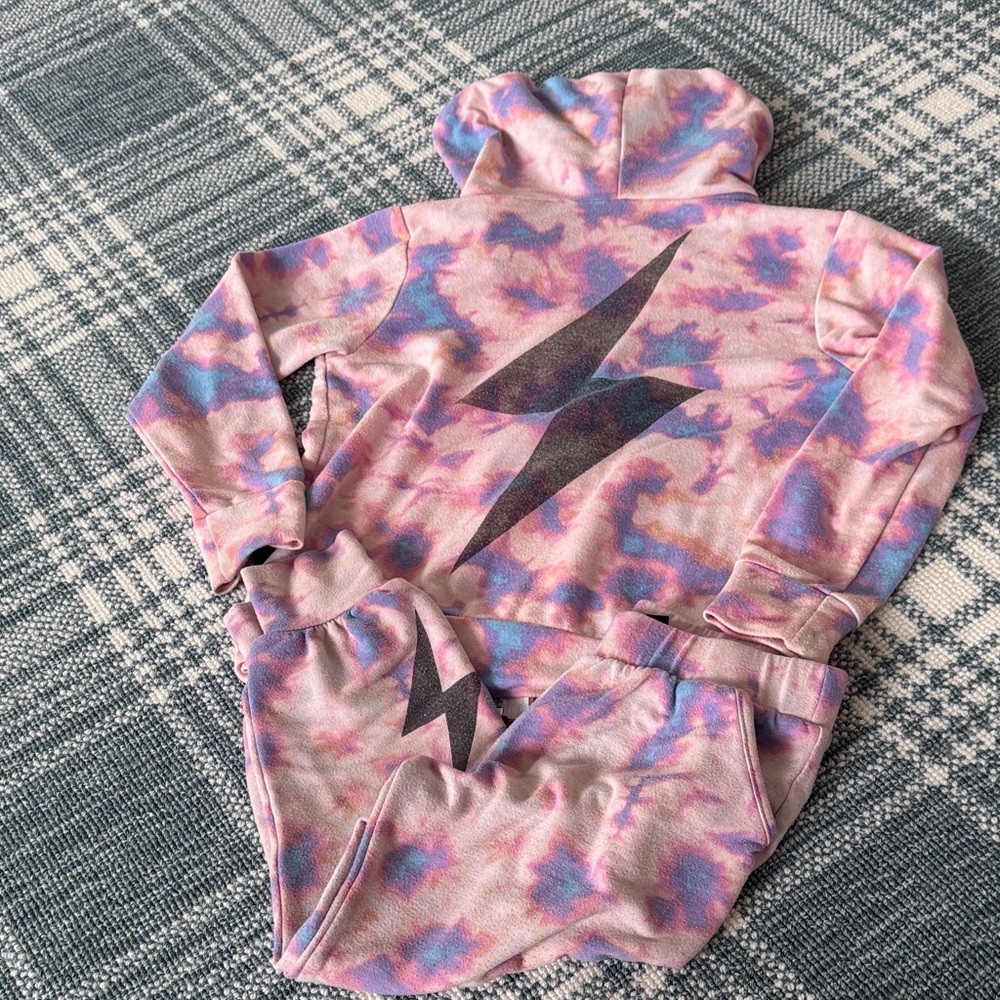 PixieLane Tie-Dye Lightning Bolt Matching Set